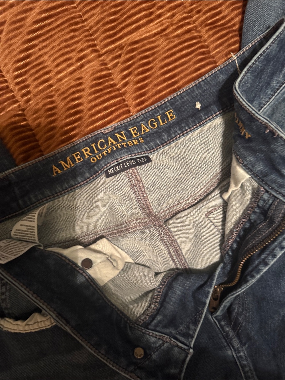 American Eagle Outfitters Men’s Dark Blue Slim Jeans